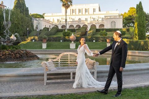 Classy Jewish Wedding in Rome