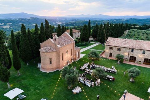 A Wonderful Wedding in the Tuscan Countryside